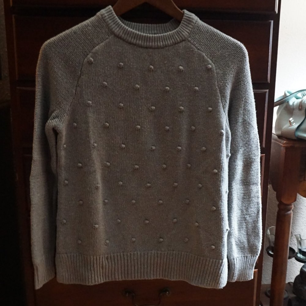 Old Navy Grey Crew Neck Collar Sweater Women's XS